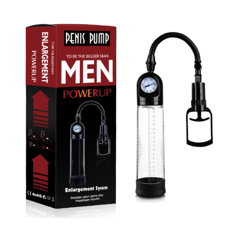 Men Powerup Basınç Göstergeli Penis Pompası