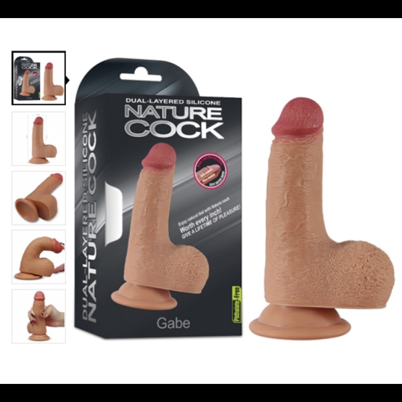 Nature Cock Gabe 15cm Gerçekçi Dildo