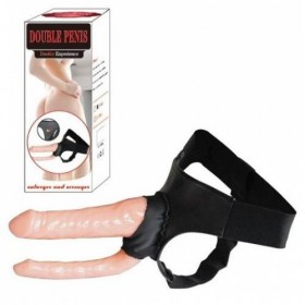 DOUBLE PENİS İÇİ BOŞ ÇATAL STRAP-ON