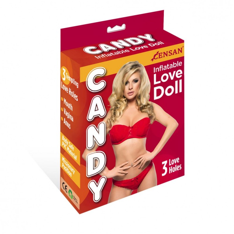 CENSAN CANDY LOVE DOLL 3 İŞLEVLİ ŞİŞME BEBEK